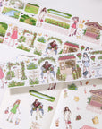 Pre-cut Civic Green Wide Washi/PET Tape | The Washi Tape Shop. Beautiful Washi and Decorative Tape For Bullet Journals, Gift Wrapping, Planner Decoration and DIY Projects