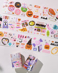 Pre-cut Boo Brigade Wide Washi/PET Tape
