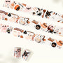 Pre-cut Boogie Boo Wide Washi/PET Tape | The Washi Tape Shop. Beautiful Washi and Decorative Tape For Bullet Journals, Gift Wrapping, Planner Decoration and DIY Projects