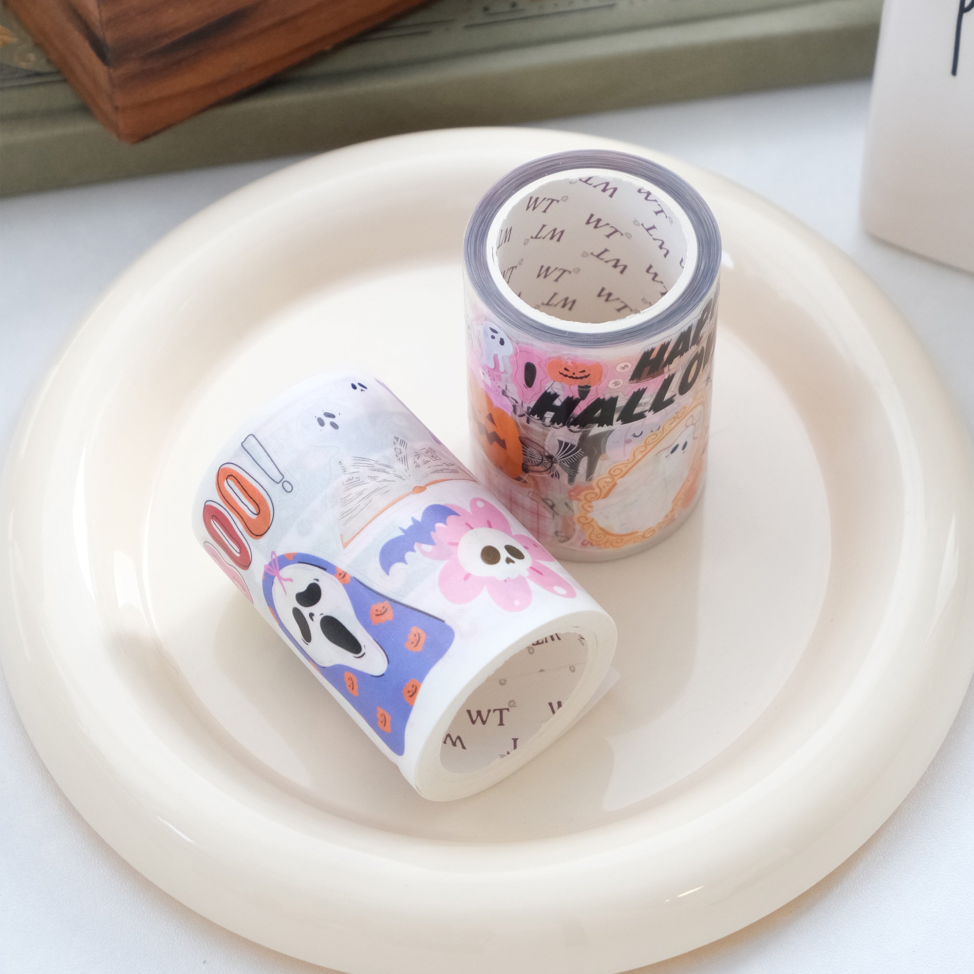 Pre-cut Boo Brigade Wide Washi/PET Tape