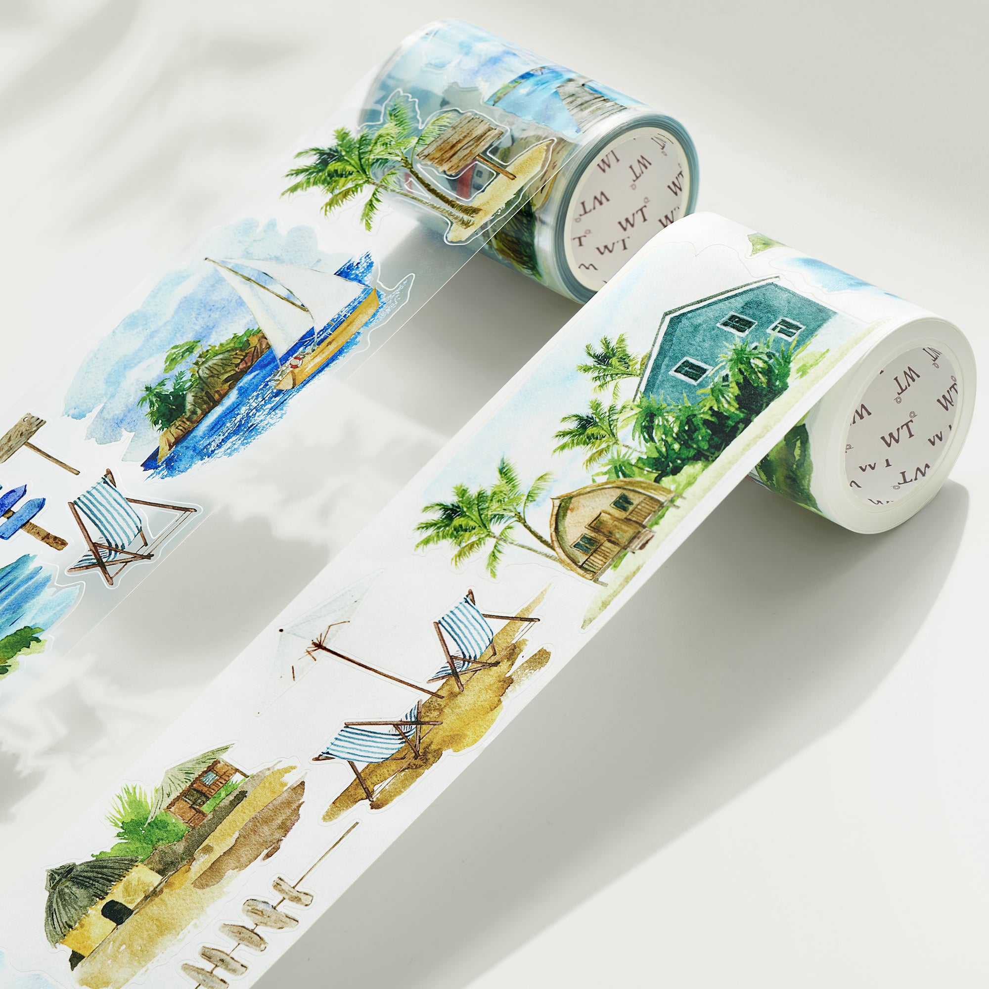 Pre-cut Summer Bliss Wide Washi/PET Tape | The Washi Tape Shop