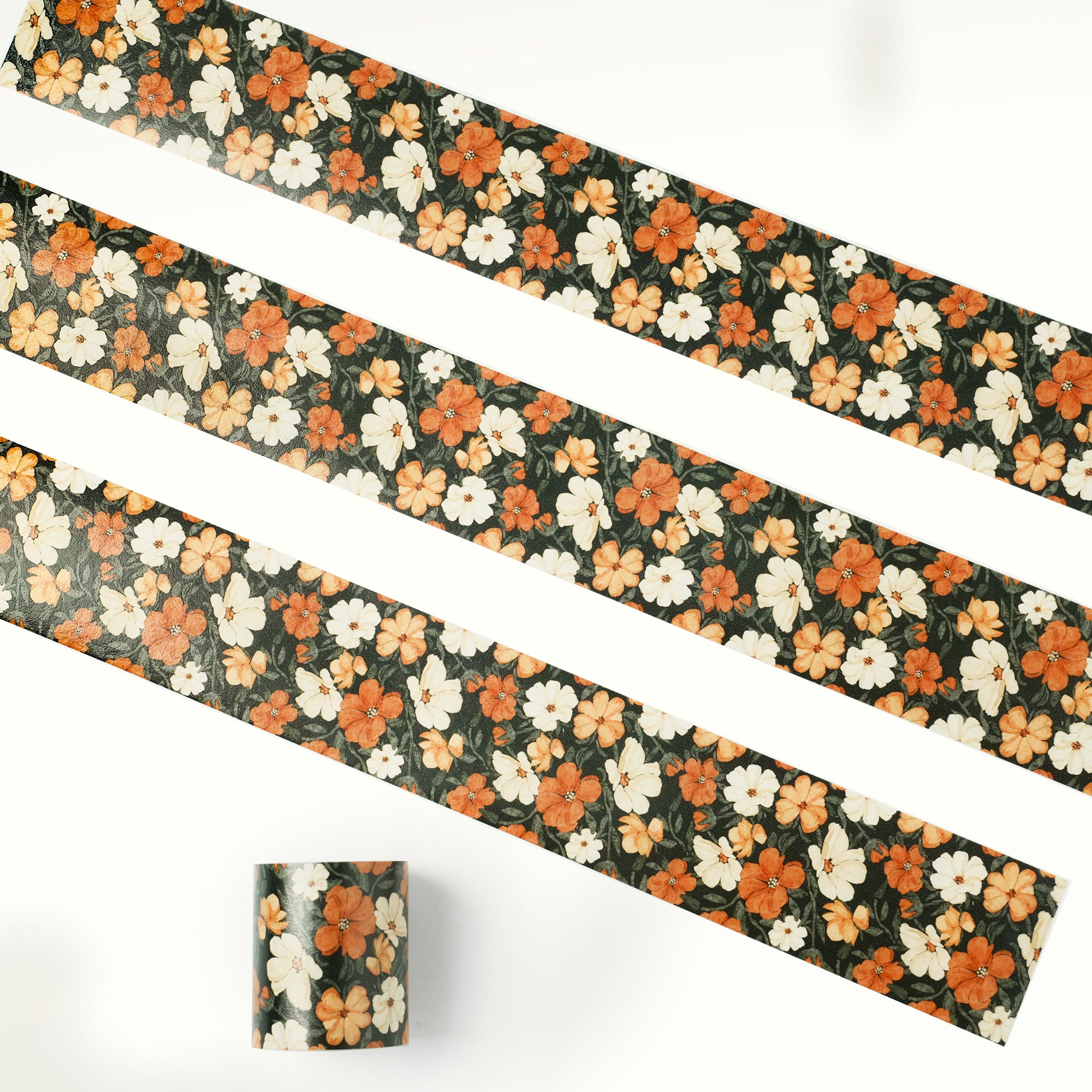 Rustic Camellia Wide Washi Tape Set | The Washi Tape Shop