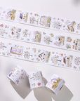 Pre-cut Sunlit Orchard Script Tape Set (GILDED) | The Washi Tape Shop. Beautiful Washi and Decorative Tape For Bullet Journals, Gift Wrapping, Planner Decoration and DIY Projects