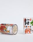 Pre-cut Year of the Horse Wide Washi/PET Tape