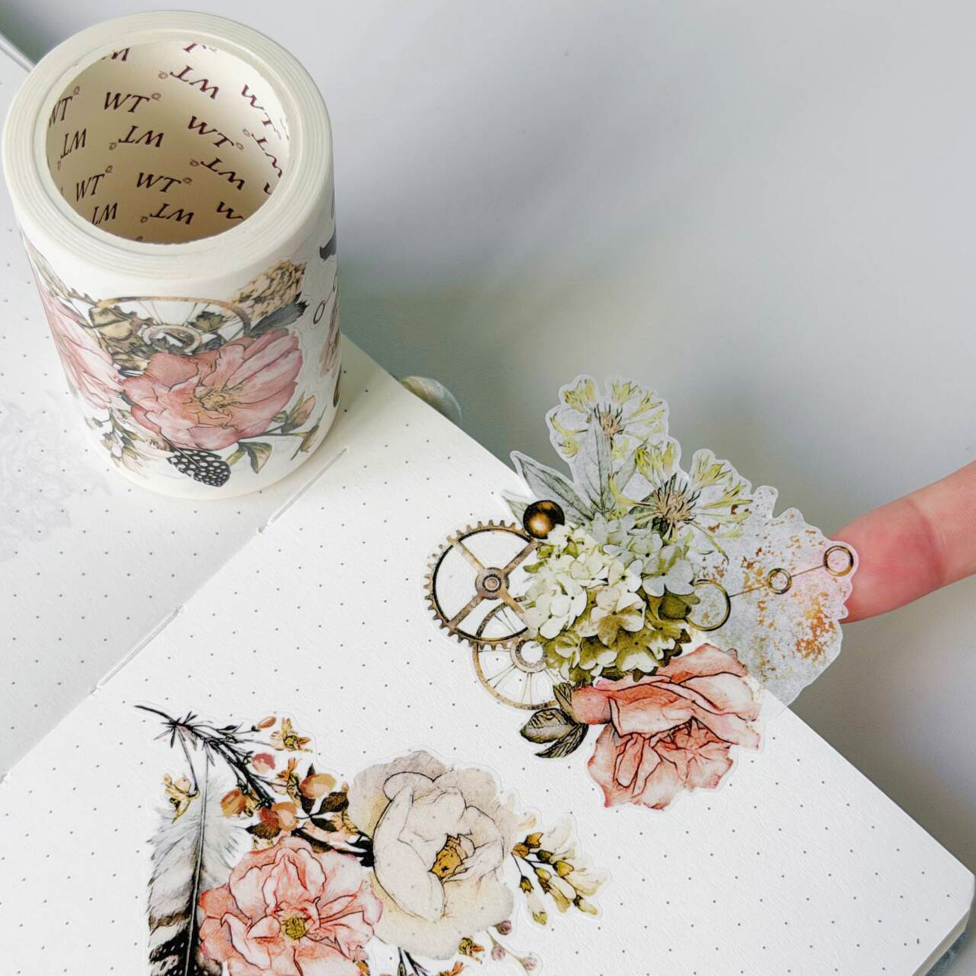 Floral Chronicles Wide Washi/PET Tape