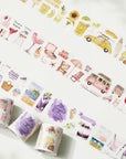 Tropical Sips Washi Tape Sticker Set