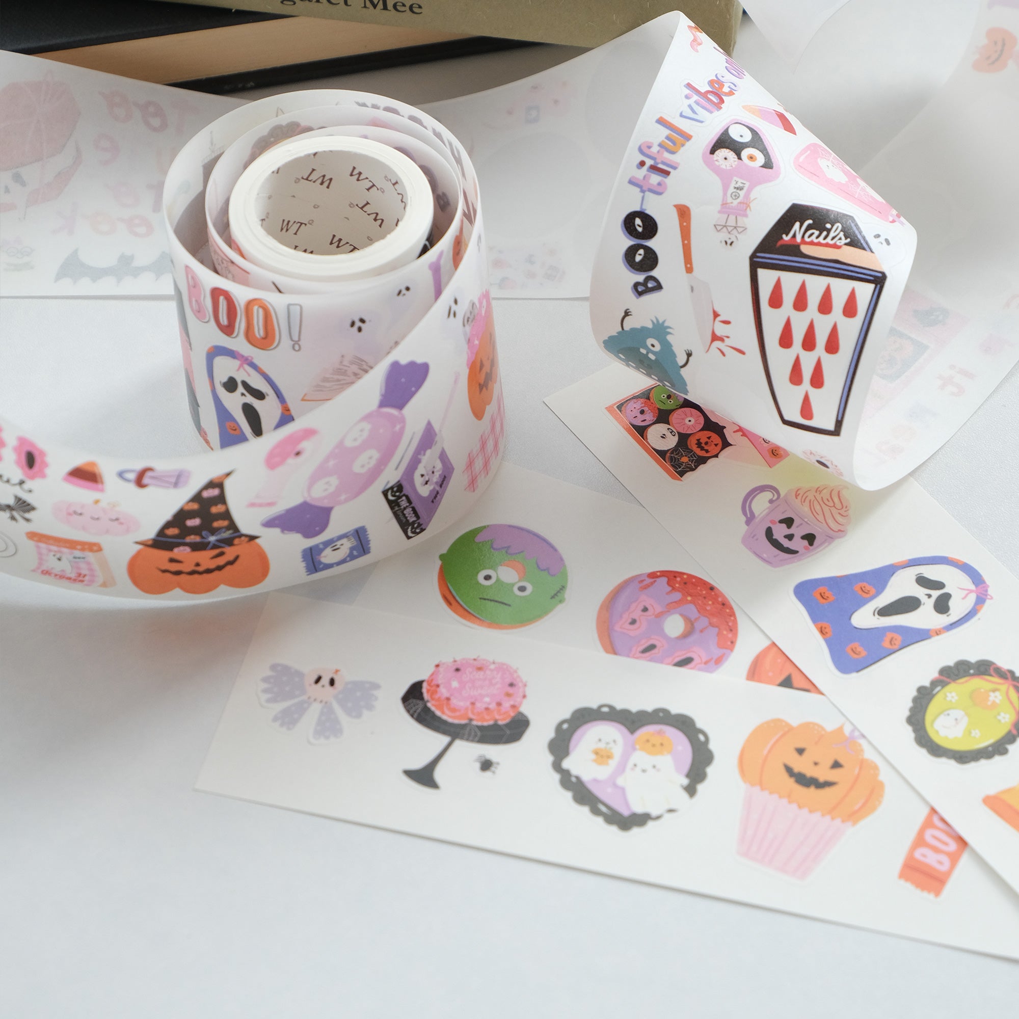 Pre-cut Boo Brigade Wide Washi/PET Tape