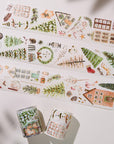 Pre-cut Holiday Hamlet Wide Washi/PET Tape (Seashell Gilded)