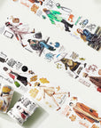 Pre-cut Urban Wanderers Wide Washi/PET Tape