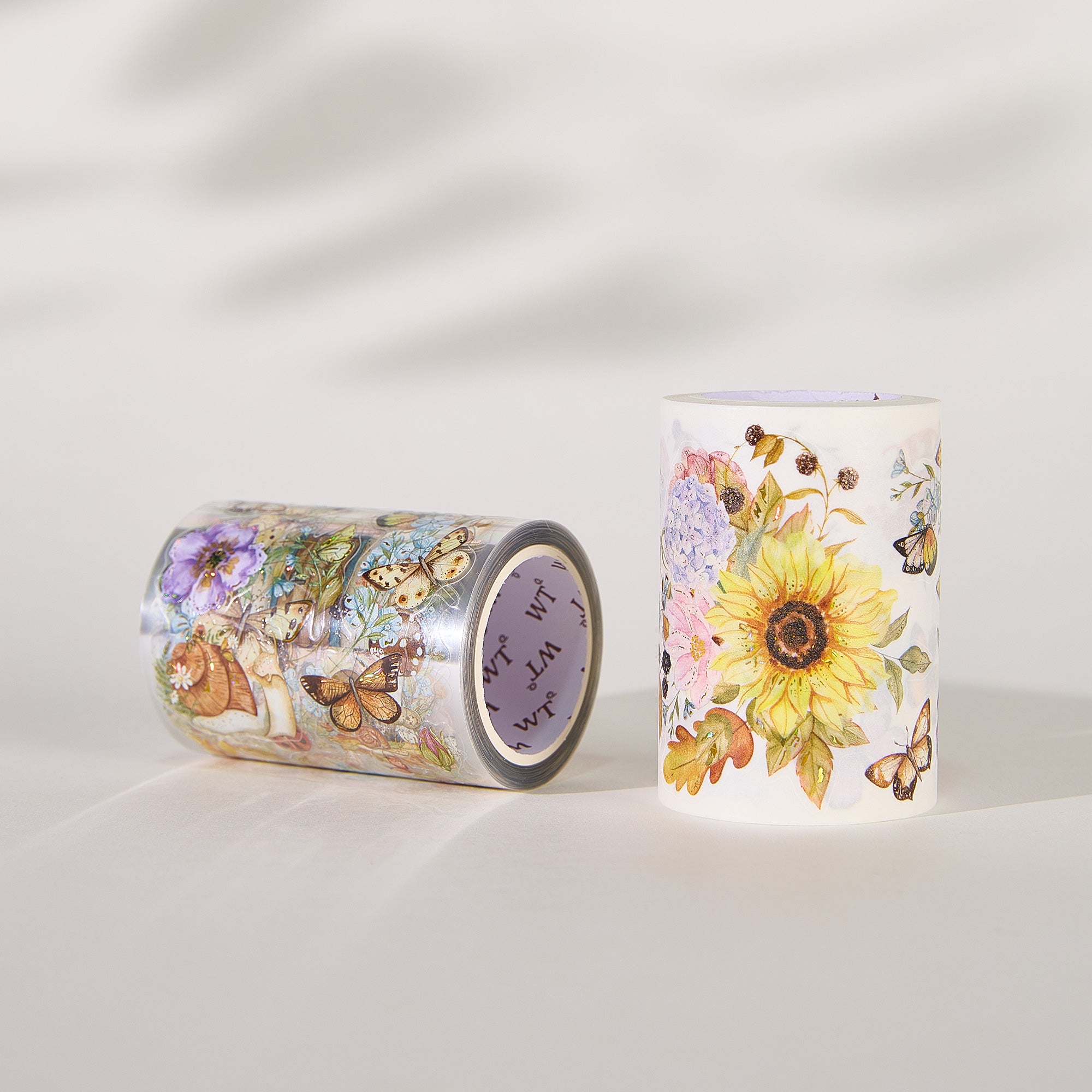 Pre-cut Golden Harvest Wide Washi/PET Tape (Seashell Gilded)
