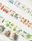 Summer Paradise Washi Tape Sticker Set