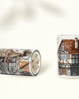 Pre-cut Autumn Homestead Wide Washi/PET Tape