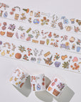 Vase Medley Washi Tape Sticker Set