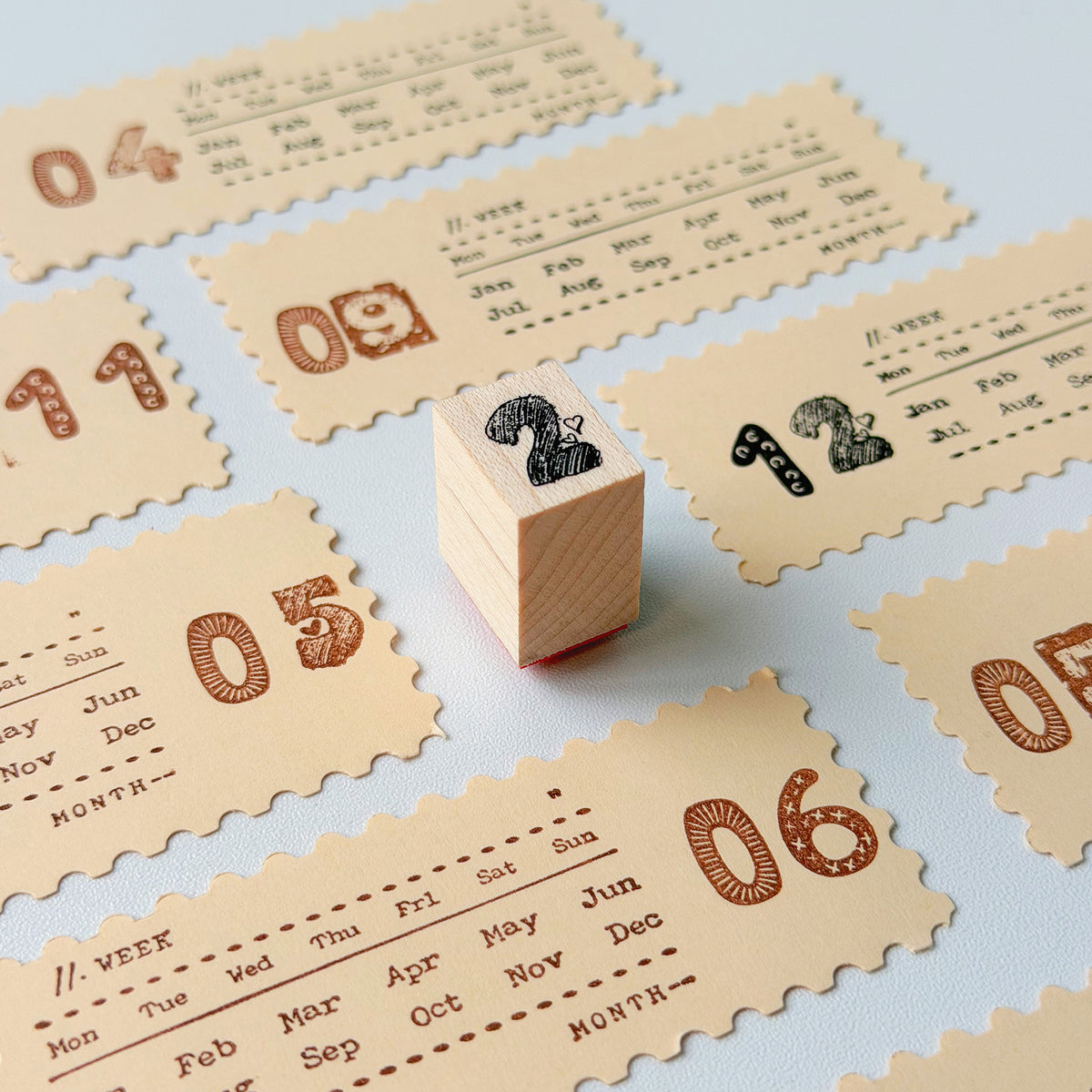 Daily Digits Stamp Set