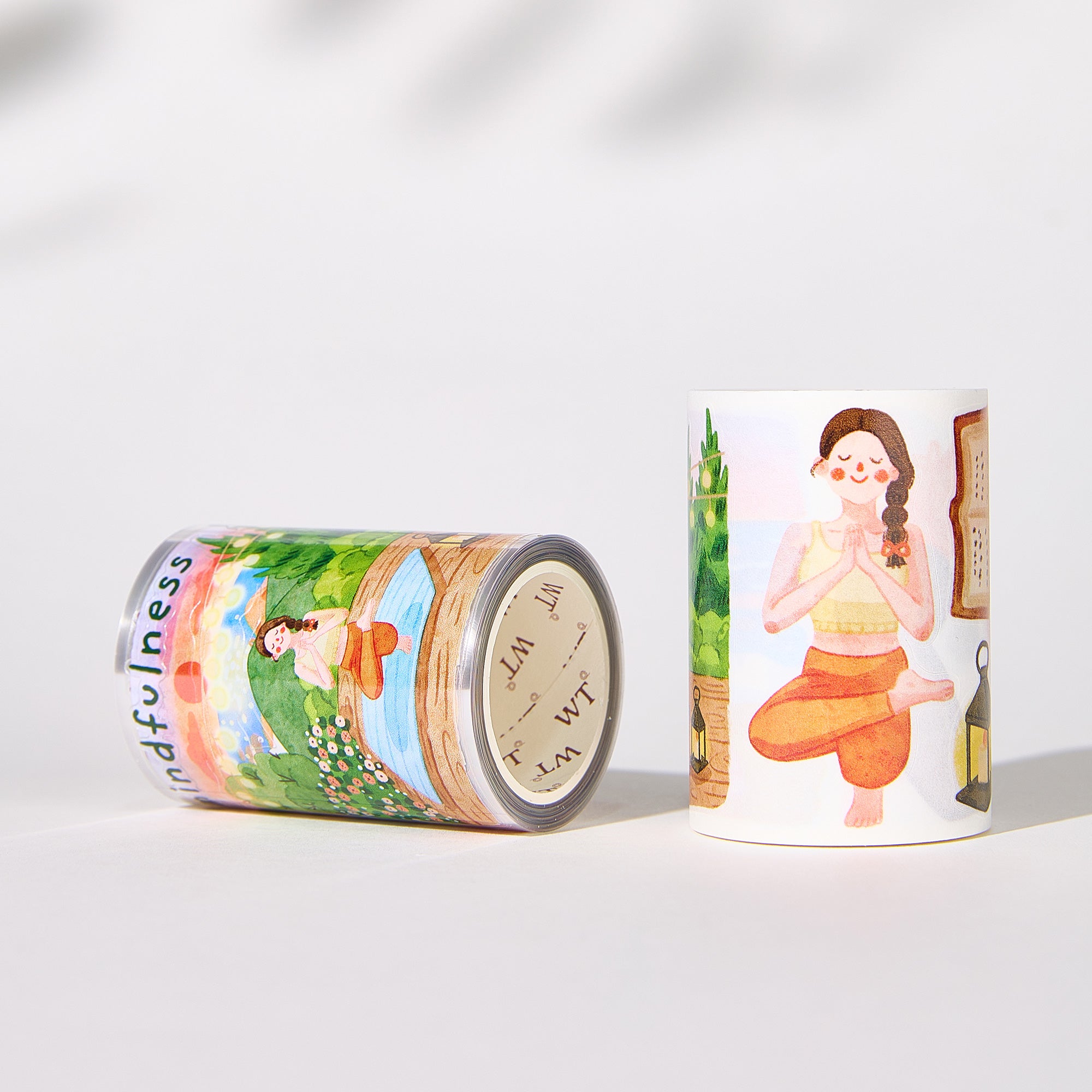Pre-cut Yoga Sonnet Wide Washi/PET Tape | The Washi Tape Shop. Beautiful Washi and Decorative Tape For Bullet Journals, Gift Wrapping, Planner Decoration and DIY Projects