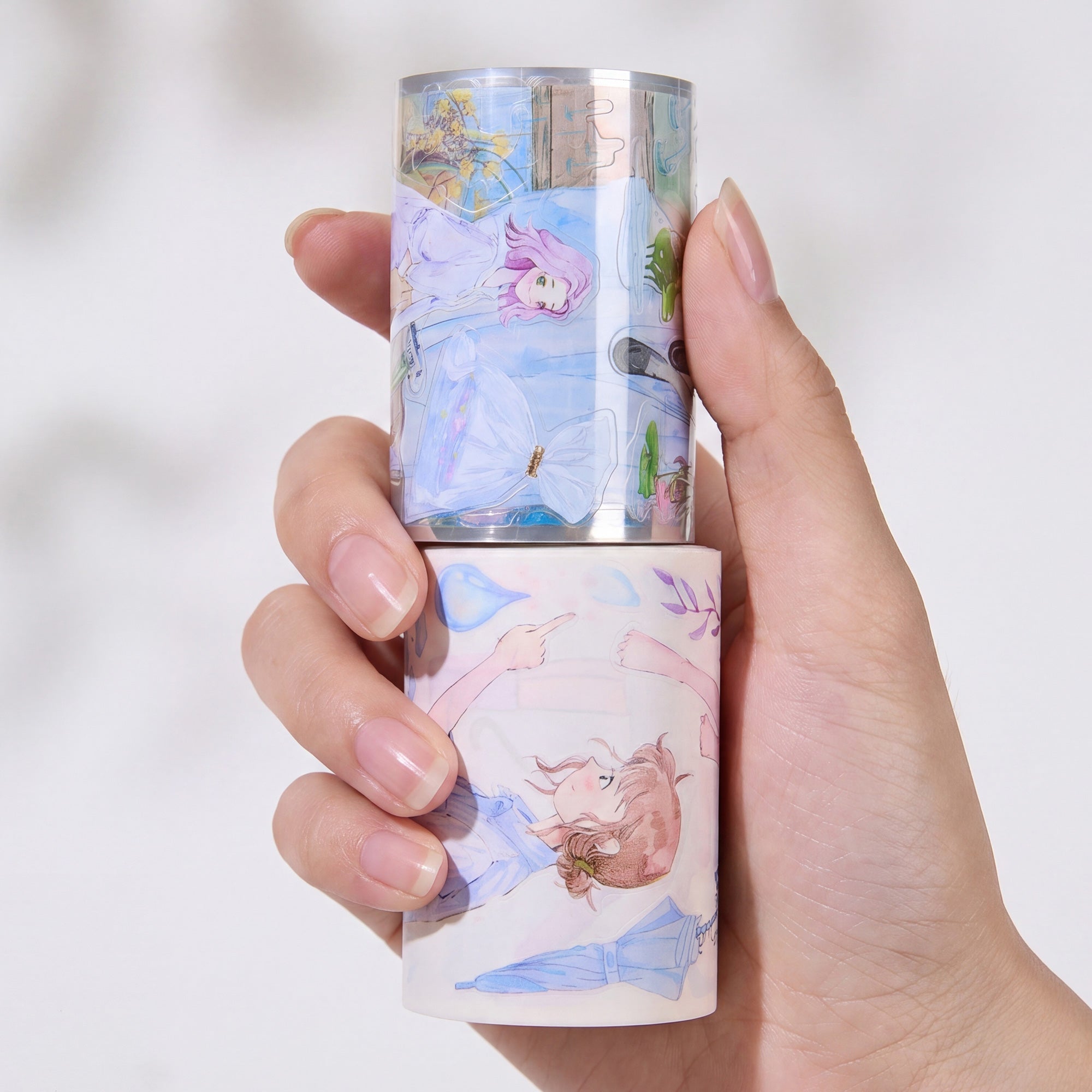 Pre-cut Morning Dew Wide Washi/PET Tape | The Washi Tape Shop
