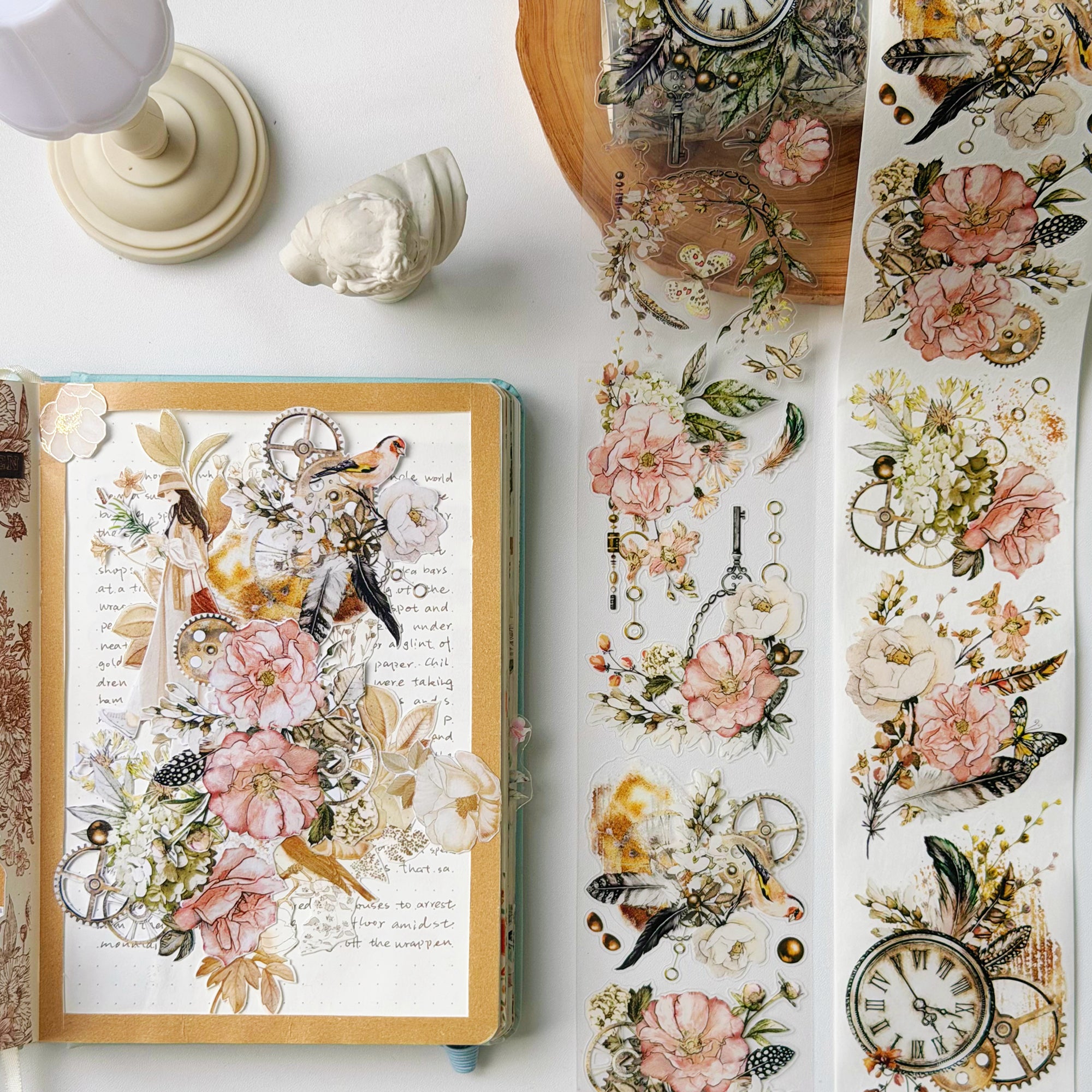 Floral Chronicles Wide Washi/PET Tape