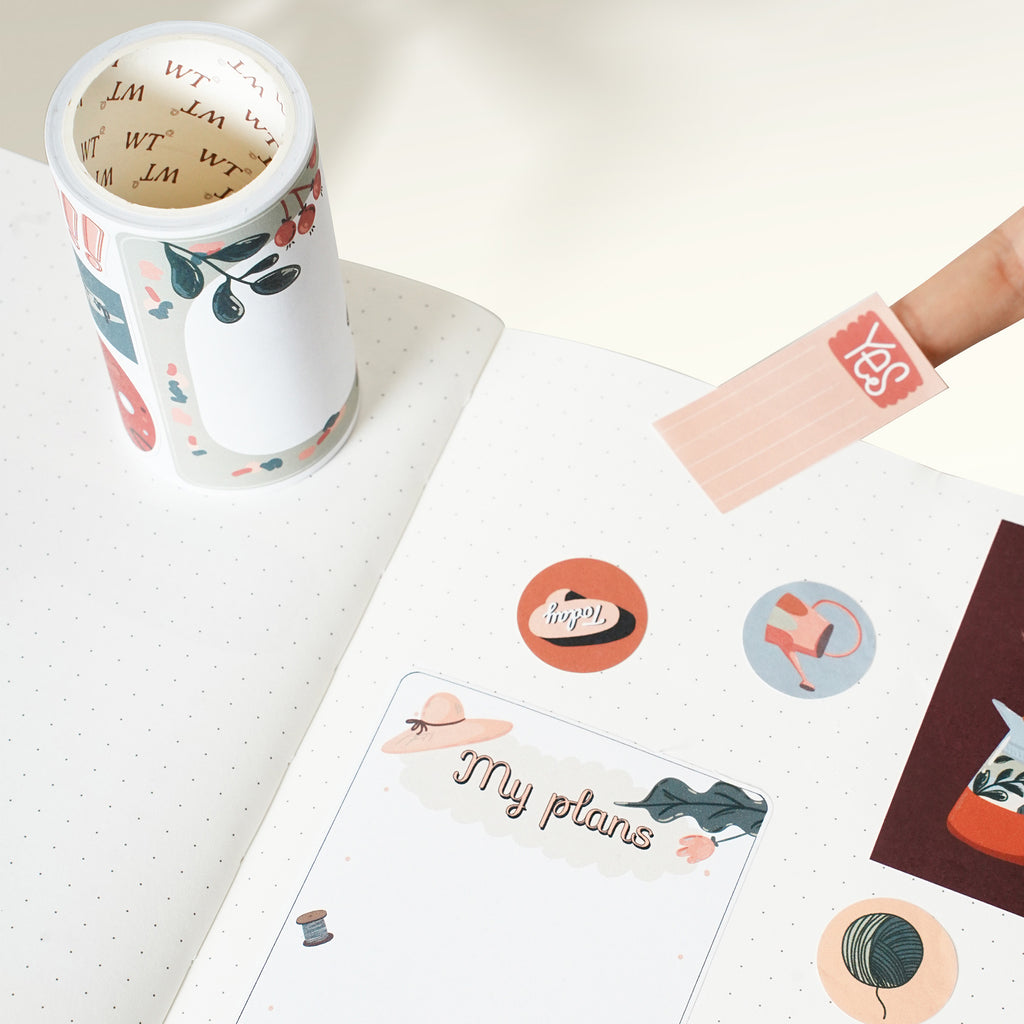 Pre-cut Hygge Notes Script Tape Bundle | The Washi Tape Shop