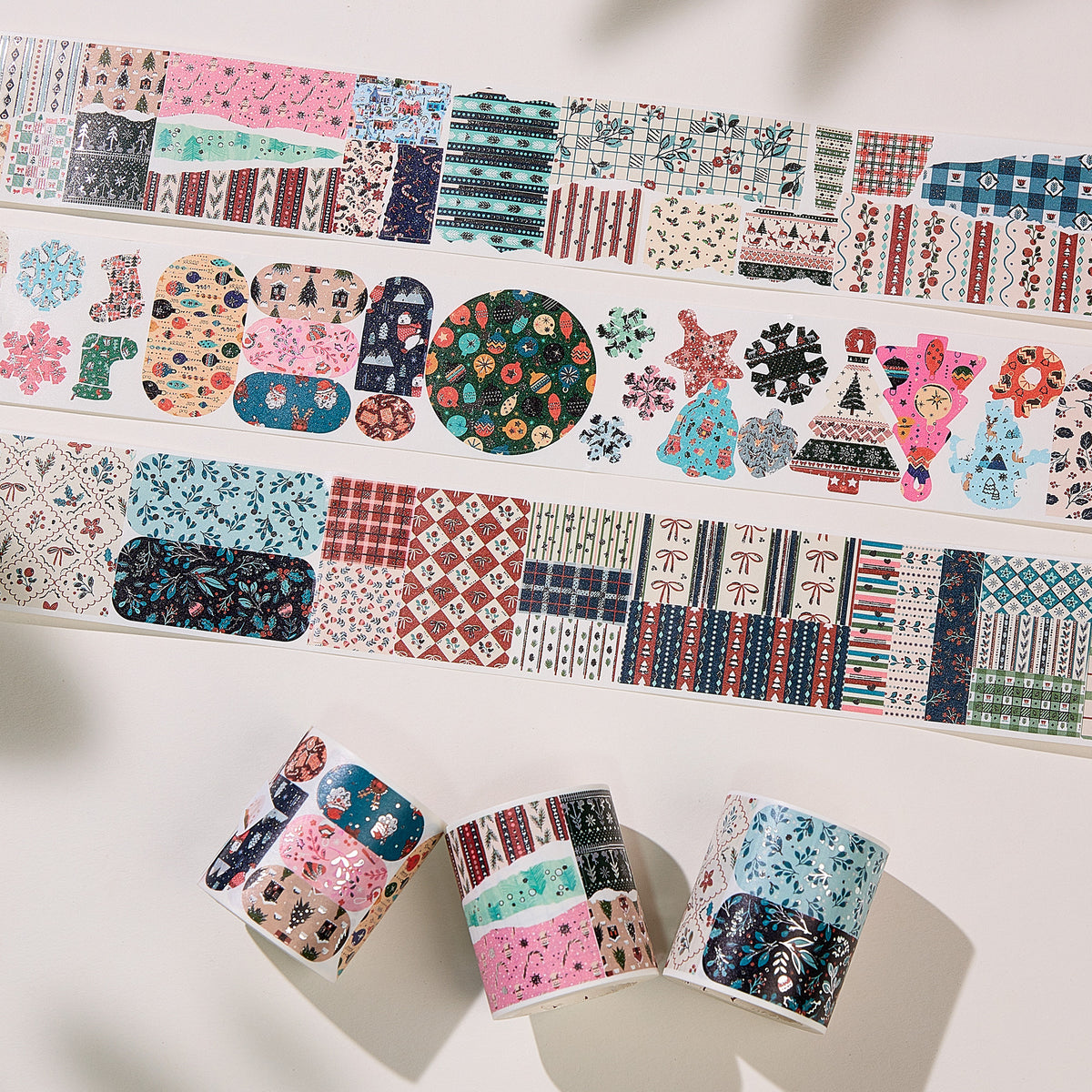 Holly Snippets Washi Tape Sticker Set (GILDED) | The Washi Tape Shop. Beautiful Washi and Decorative Tape For Bullet Journals, Gift Wrapping, Planner Decoration and DIY Projects