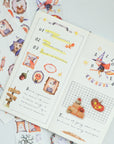 Pre-cut Ghoulish Gathering Wide Washi/PET Tape