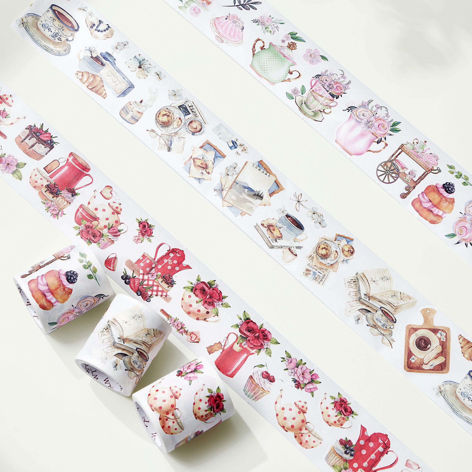 Washi Tape Set Handbook Decorative Tape For Art Diy Crafts - Temu