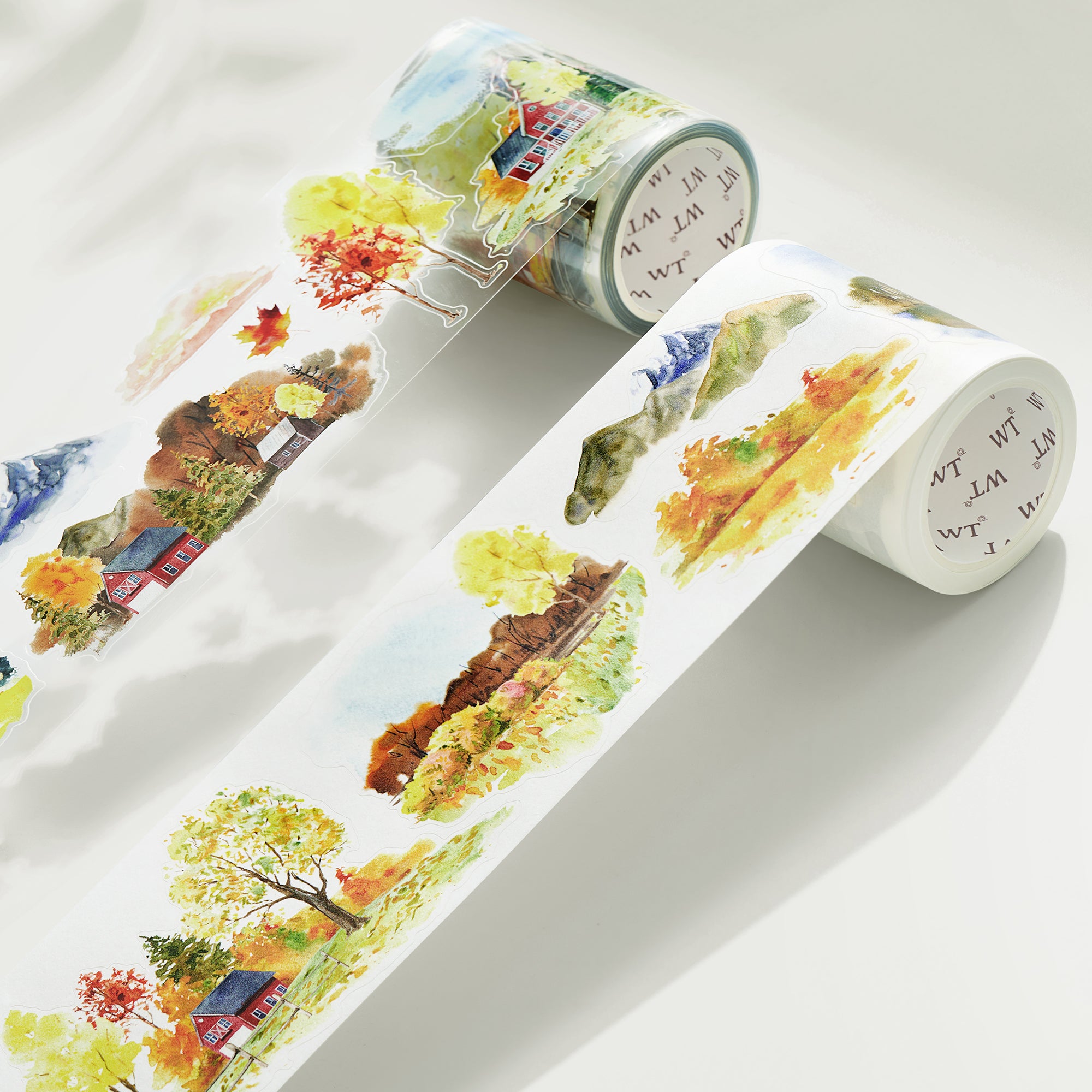 Pre-cut Autumn Symphony Wide Washi/PET Tape