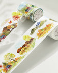 Pre-cut Autumn Symphony Wide Washi/PET Tape