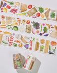 Pre-cut Summer Bazaar Wide Washi/PET Tape