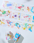 Pre-cut Dopamine Days Wide Washi/PET Tape