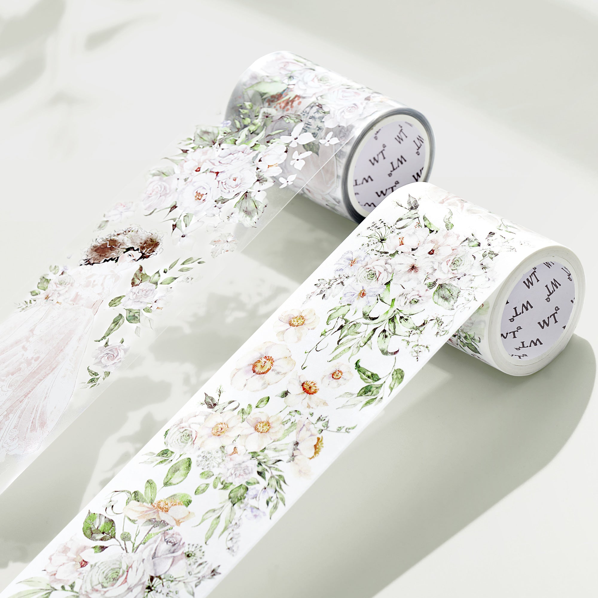 Floral Soliloquy Wide Washi / PET Tape | The Washi Tape Shop. Beautiful Washi and Decorative Tape For Bullet Journals, Gift Wrapping, Planner Decoration and DIY Projects