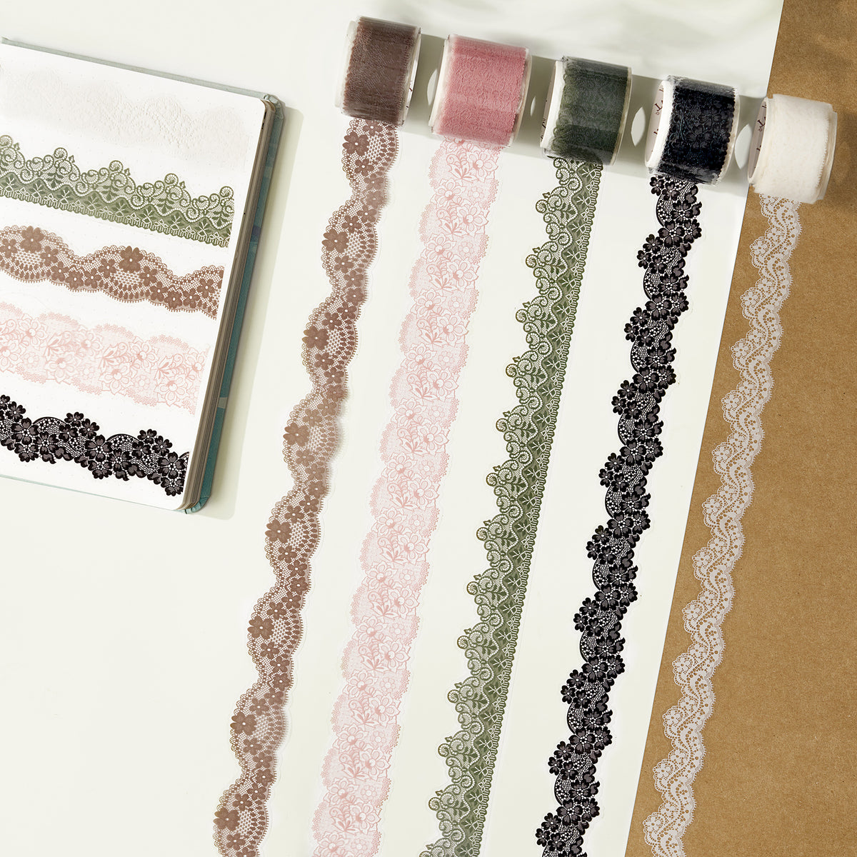 Baroque Lace PET Tape Sticker Set | The Washi Tape Shop