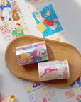 Pre-cut Dopamine Days Wide Washi/PET Tape