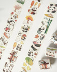 Panda Pilgrimage Washi Tape Sticker Set