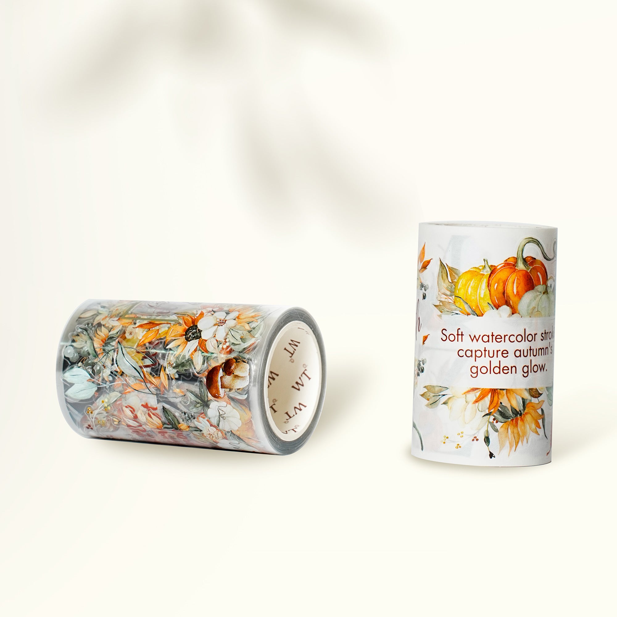 Pre-cut Harvest Script Wide Washi/PET Tape | The Washi Tape Shop. Beautiful Washi and Decorative Tape For Bullet Journals, Gift Wrapping, Planner Decoration and DIY Projects