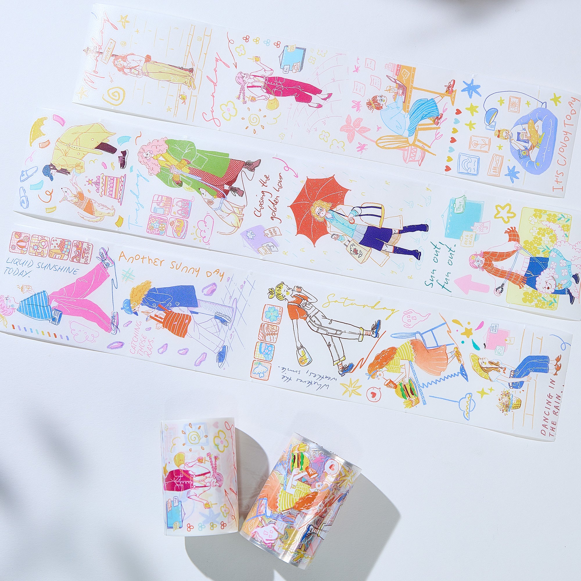 Pre-cut Cloud 9 Wide Washi/PET Tape