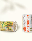 Pre-cut Hello Autumn Wide Washi/PET Tape