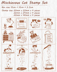 Mischievous Cat Stamp Set