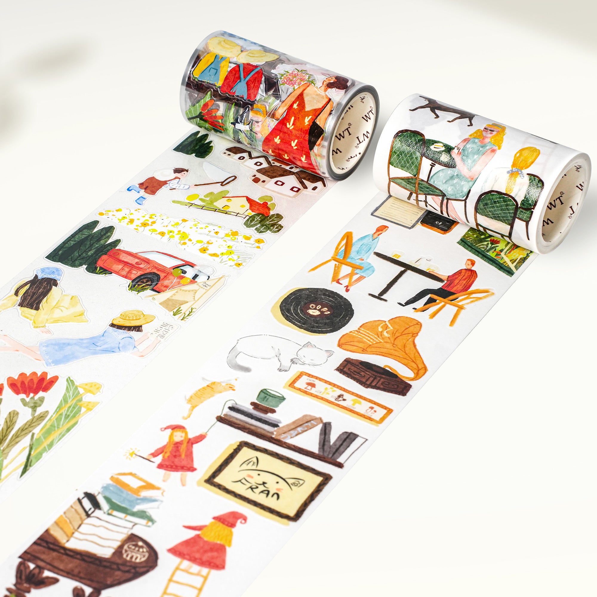 Pre-cut Hillside Moments Wide Washi/PET Tape