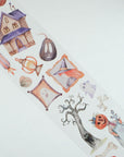 Pre-cut Ghoulish Gathering Wide Washi/PET Tape