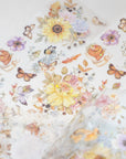Pre-cut Golden Harvest Wide Washi/PET Tape (Seashell Gilded)