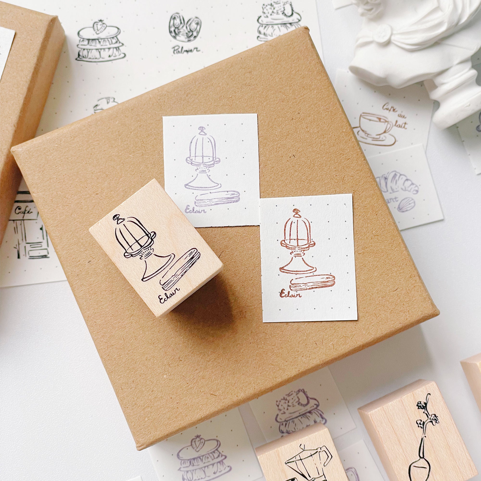 Parisian Café Stamp Set