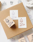 Parisian Café Stamp Set