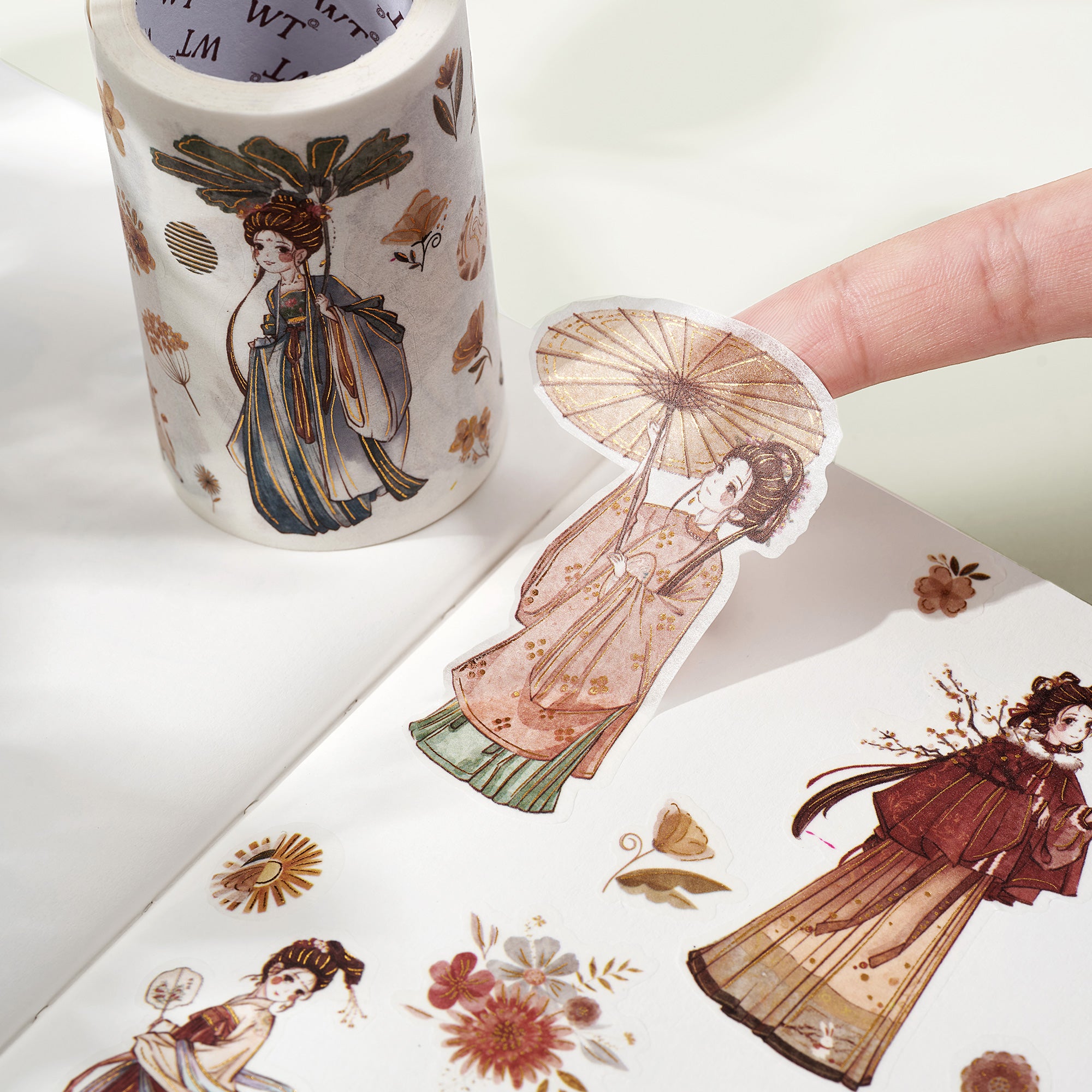 Cute & Glitter Washi Tape Sets: Decorative Designs for Crafts