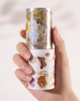Pre-cut Golden Harvest Wide Washi/PET Tape (Seashell Gilded)