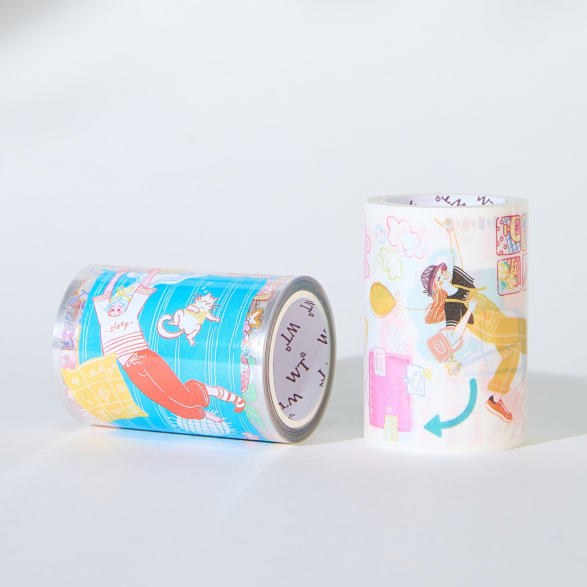 Pre-cut Dopamine Days Wide Washi/PET Tape