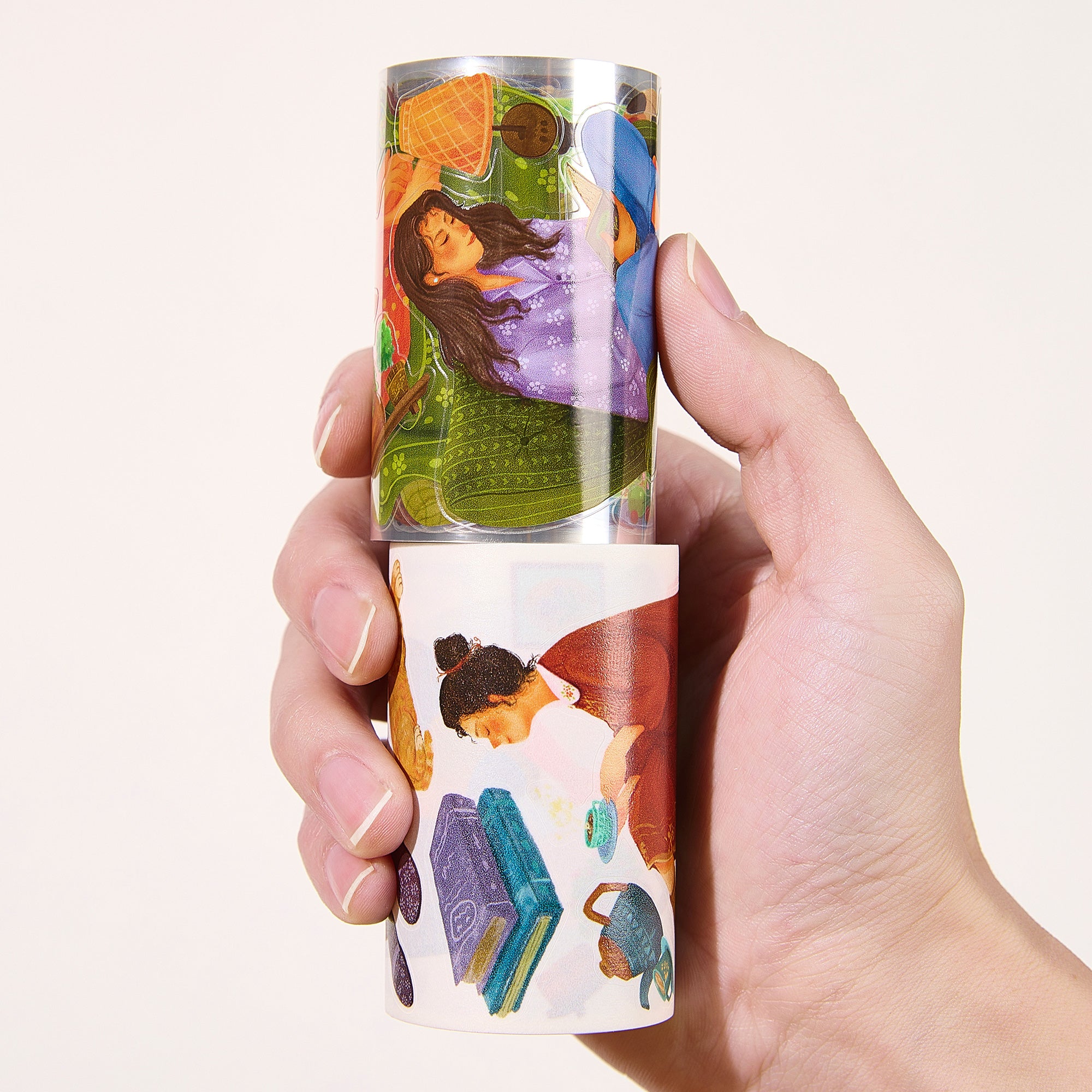 Pre-cut Nostalgic Moments Wide Washi/PET Tape | The Washi Tape Shop. Beautiful Washi and Decorative Tape For Bullet Journals, Gift Wrapping, Planner Decoration and DIY Projects