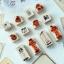 Mischievous Cat Stamp Set | The Washi Tape Shop. Beautiful Washi and Decorative Tape For Bullet Journals, Gift Wrapping, Planner Decoration and DIY Projects