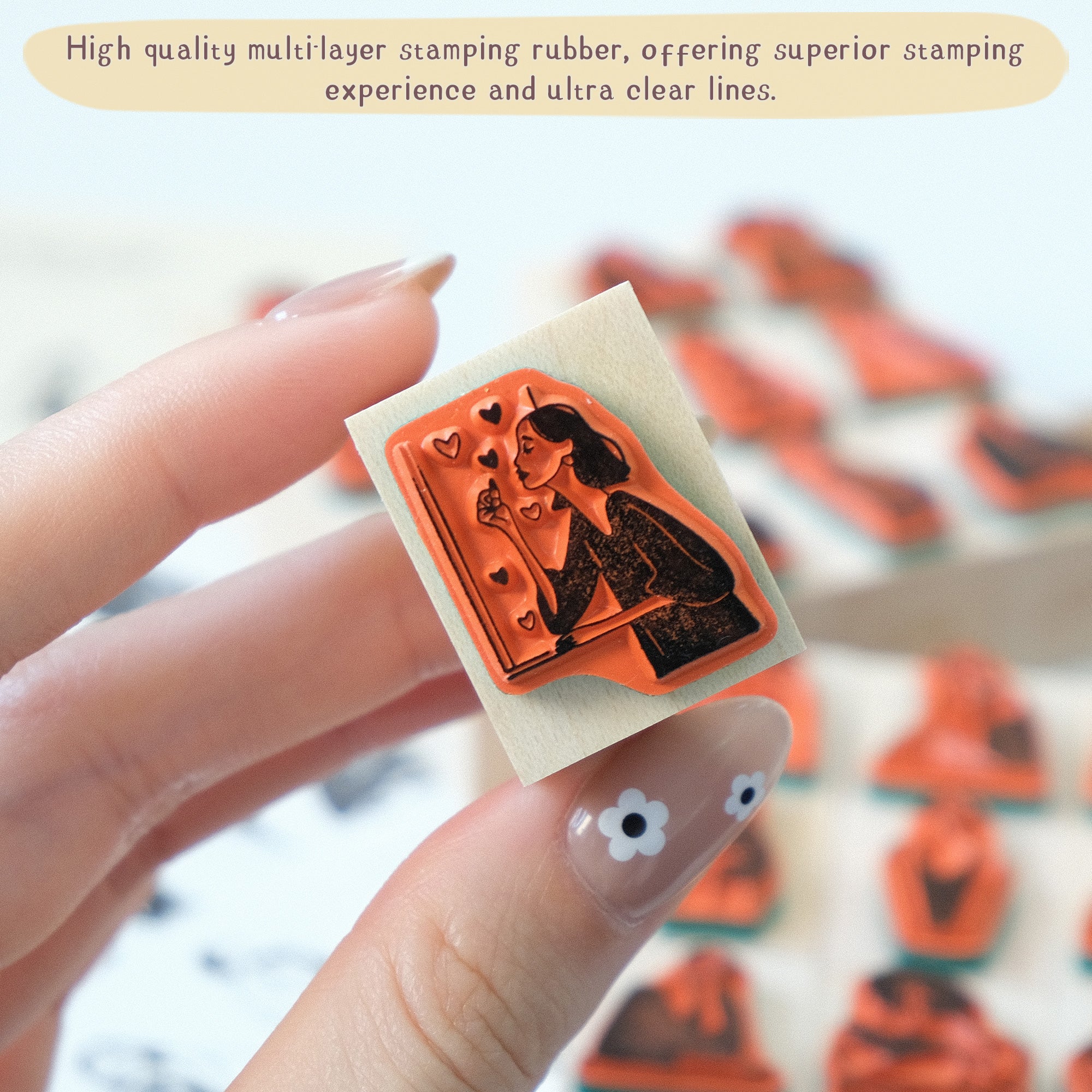 Muse Stamp Set | The Washi Tape Shop. Beautiful Washi and Decorative Tape For Bullet Journals, Gift Wrapping, Planner Decoration and DIY Projects