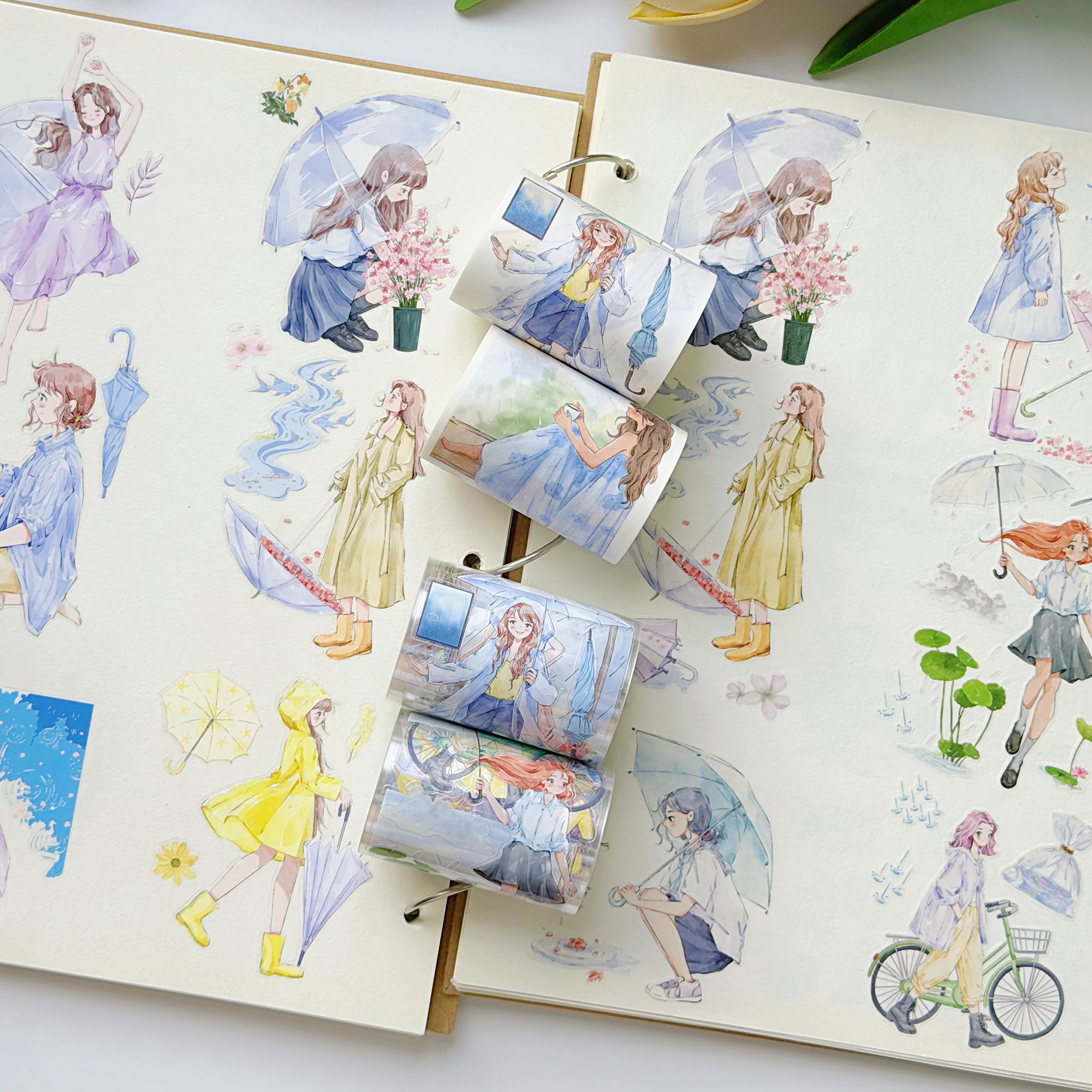 Pre-cut Morning Dew Bundle | The Washi Tape Shop. Beautiful Washi and Decorative Tape For Bullet Journals, Gift Wrapping, Planner Decoration and DIY Projects