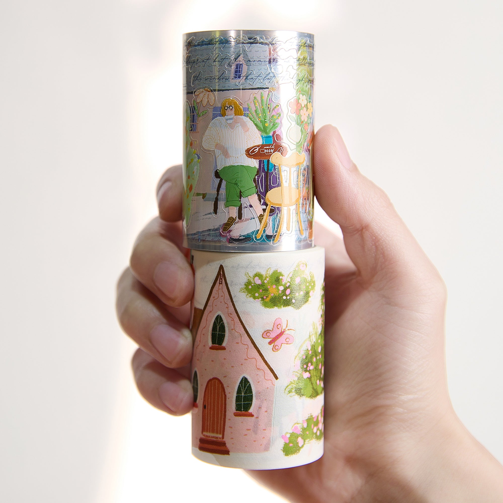 Pre-cut Aurora House Wide Washi/PET Tape | The Washi Tape Shop. Beautiful Washi and Decorative Tape For Bullet Journals, Gift Wrapping, Planner Decoration and DIY Projects